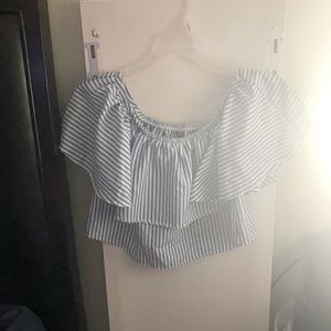 Baby ruffle crop top